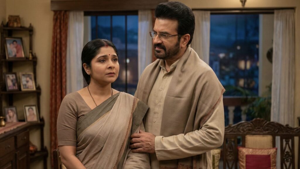 Tum Se Tum Tak serial emotional scene showing Anu and Arya relationship with family background and mature love story theme